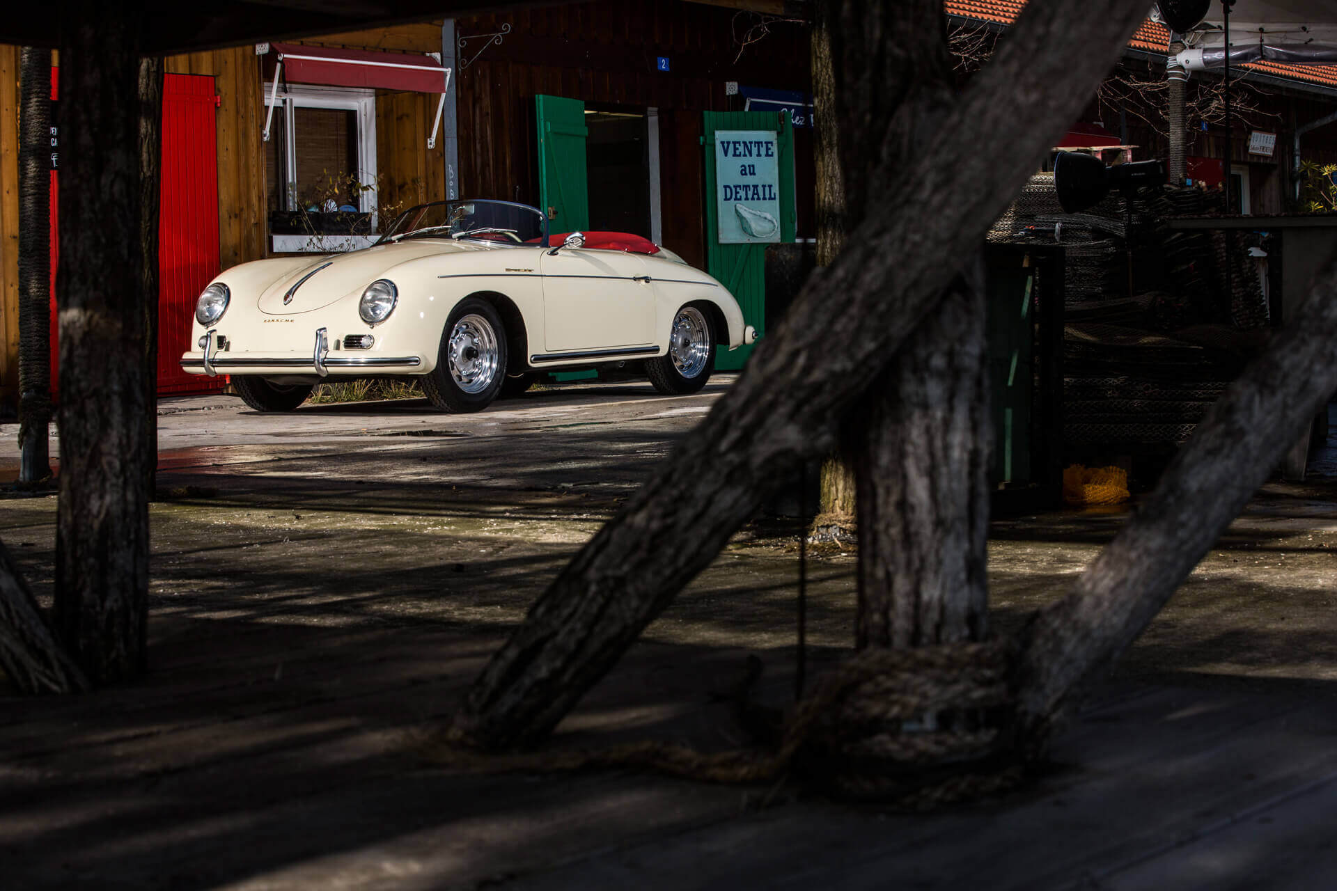 Porsche Heitz speedster blanc